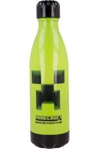 Botella Minecraft Grande 660ml de Plástico Libre de BPA para Uso Diario