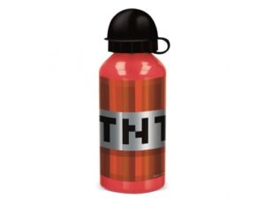 Cantimplora infantil de Minecraft: botella de aluminio reutilizable de 400 ml