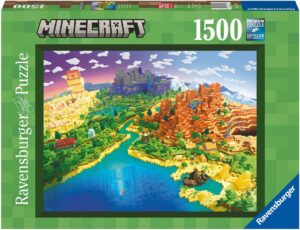 Descubre el mundo de Minecraft con Ravensburger Puzzle 1500 (17189)
