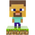 Lámpara Icons de Minecraft Steve: Ilumina tu mundo de juego
