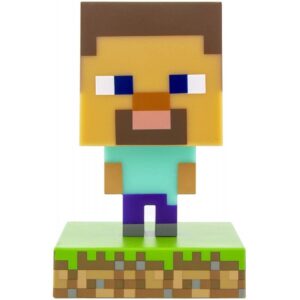 Lámpara Icons de Minecraft Steve: Ilumina tu mundo de juego