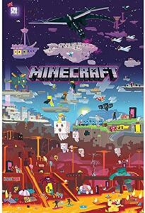 Maxi Poster Minecraft World Beyond: Explora un mundo infinito
