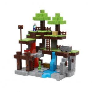 Minecraft: Descubre el increíble mundo con 2 Nanofiguras + 5 años