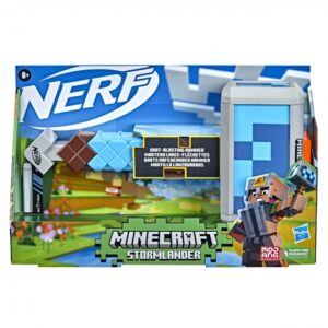 Nerf Martillo Lanzador Minecraft Stormlander: La Mejor Arma para Niños +8 años