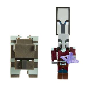 Pack Minecraft Figuras Articuladas: Capitán y Ravager de Mattel