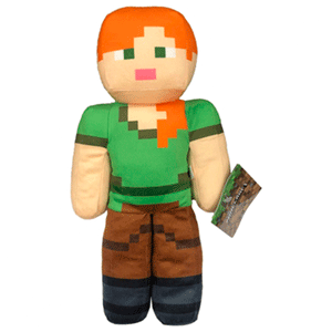 Peluche Minecraft Alex de 30 cm – ¡Colecciónalo!
